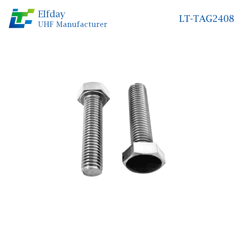 Robust M8 Screw label Anti-Metal UHF RFID Tag for Supply Chain